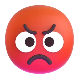 enraged face