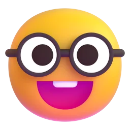 nerd face